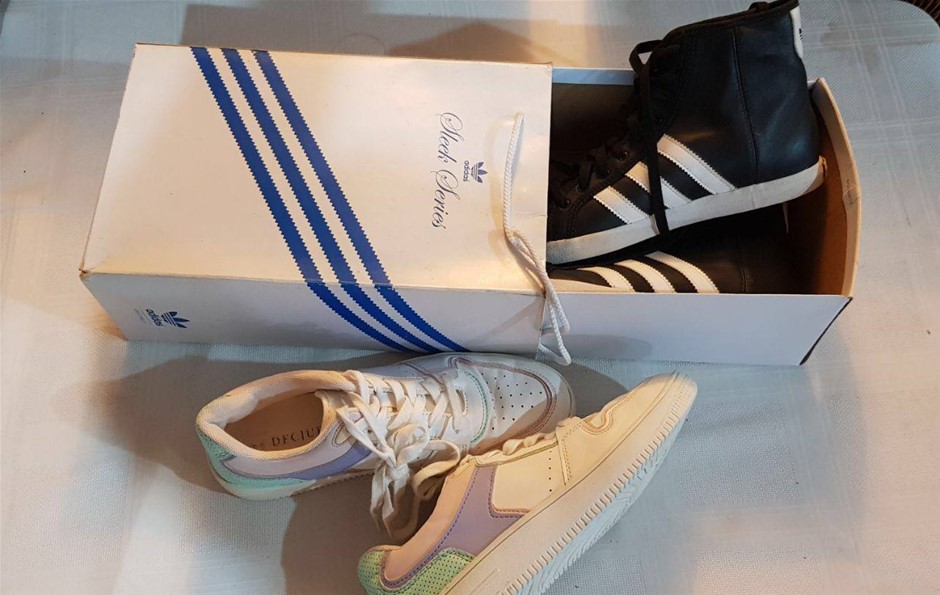 Adidas High Cut Sleek & Decjuba Shoes ex Display both Size 8 US. New