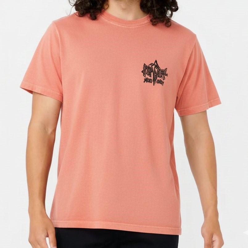 RIP CURL Mens Voodoo Tee Washed Coral, Size L