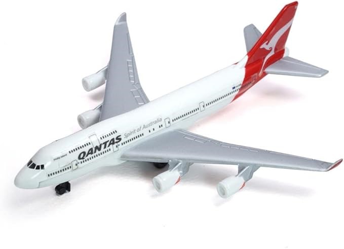 Realtoy Qantas B747 Aeroplane Toy Model