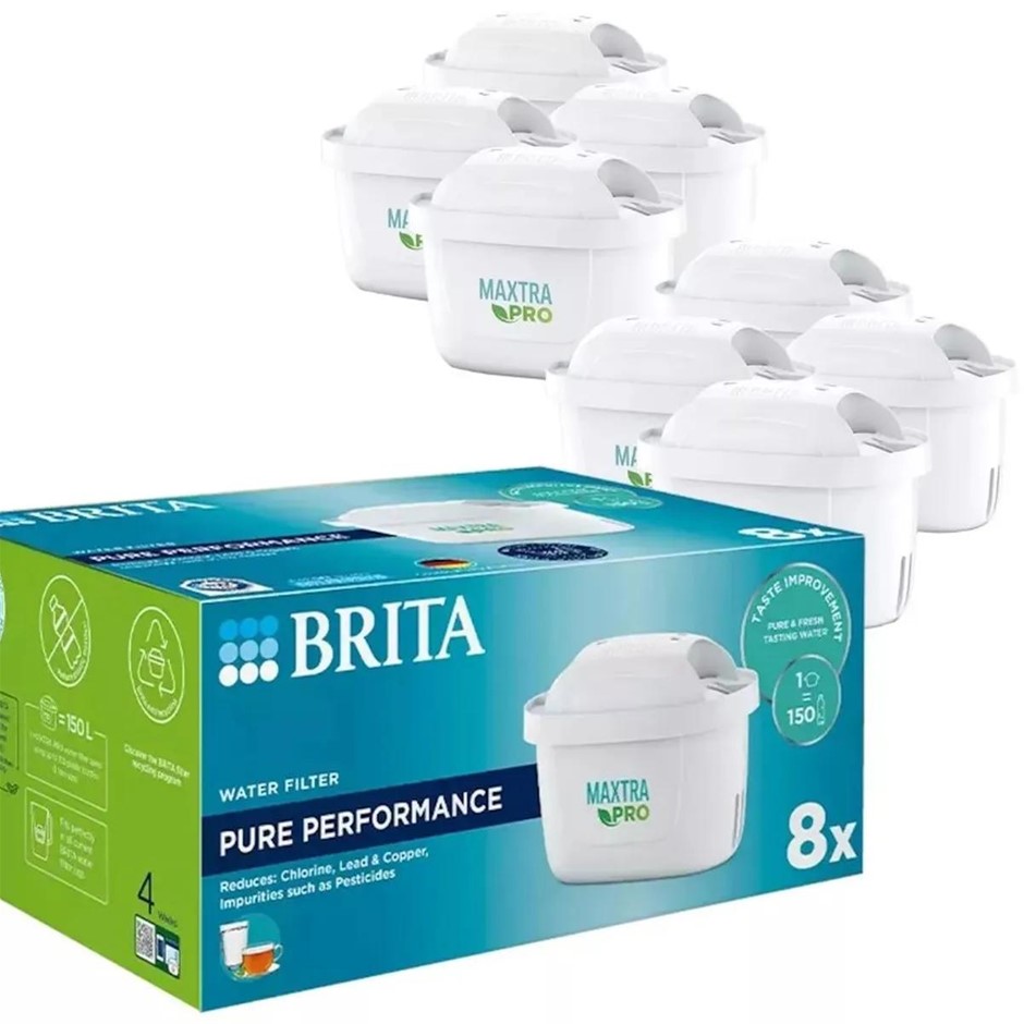 BRITA Maxtra Pro Water Filter Cartridge 8 Pack