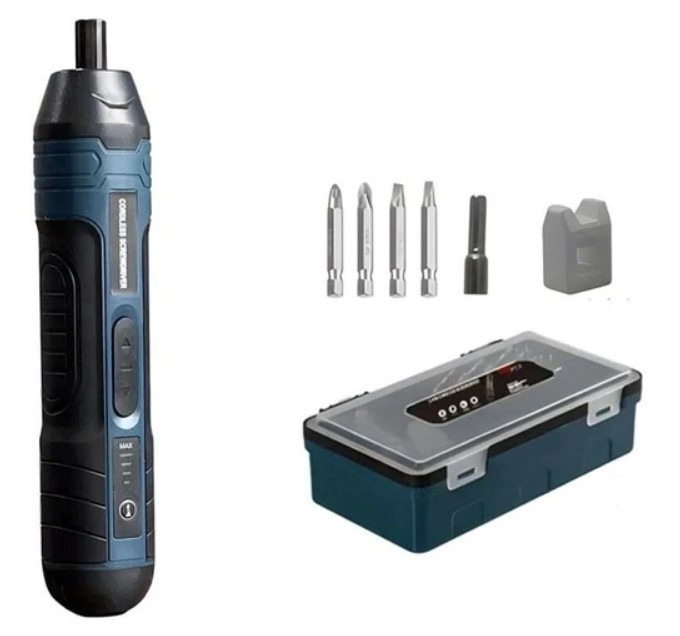 40pc 3.6V Cordless Electric Screwdriver Set.