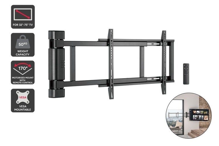 Kogan Motorised Swing TV Mount for 32" - 75" TVs Buyers Note - Discount Fr