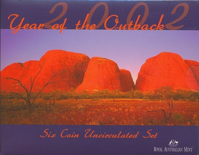 Australia: 2002 Uncirculated set,  Year Of The Outback