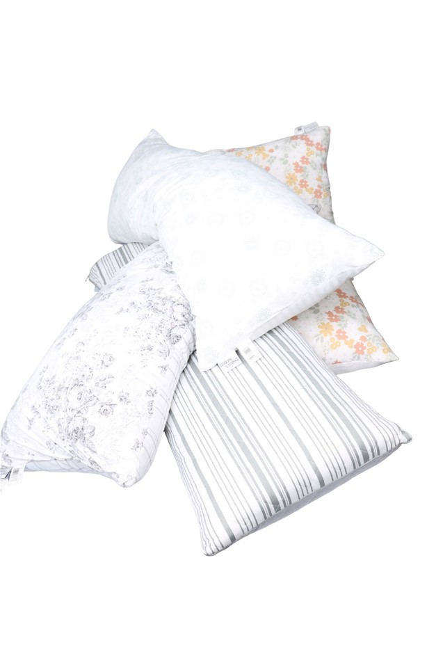 4 x Assorted Body Pillows, inc. CASUAL LIVING & SUTTON PLACE, And More. NB
