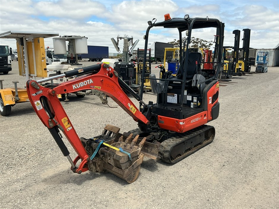 Kubota K018-4 Mini Excavator