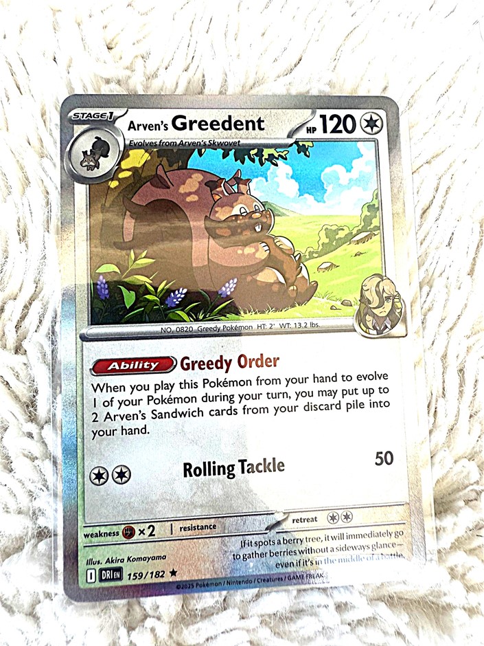 Arven's Greedent 159/182 Holo R ENG
