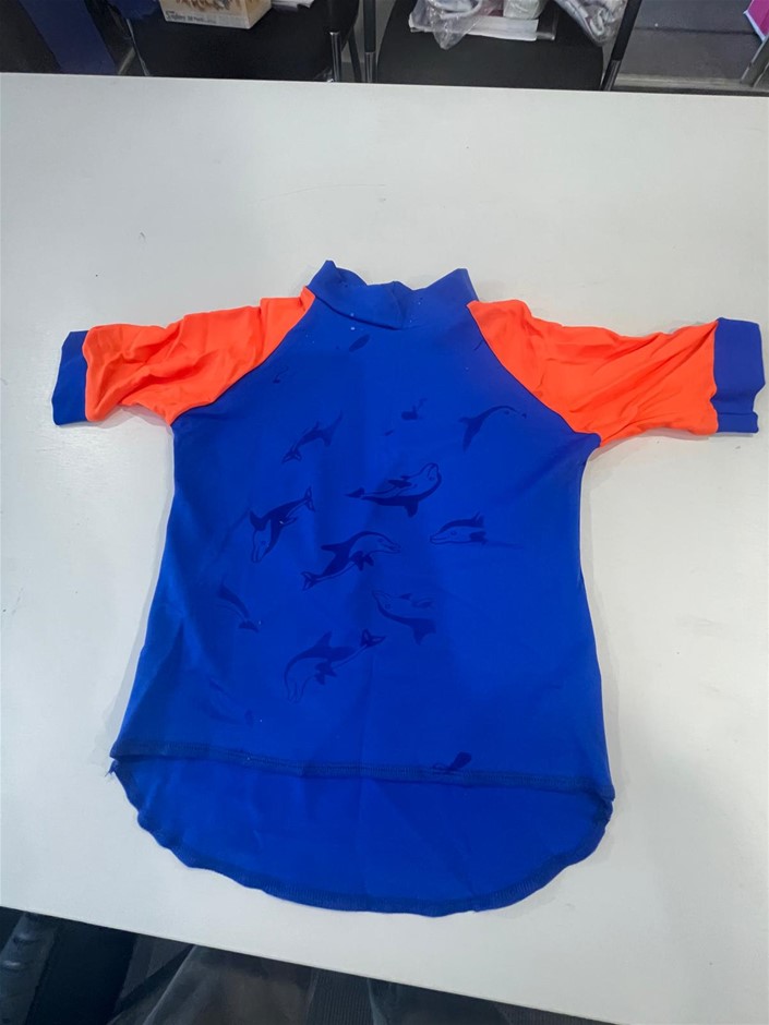 Rash Vest and Romper Made with a Water Reactive Fabric - Size: 1