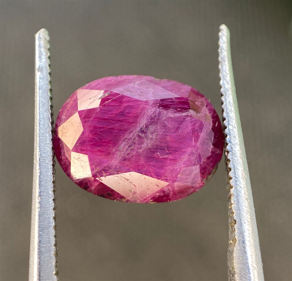 3.30 CT Natural Kashmir Ruby