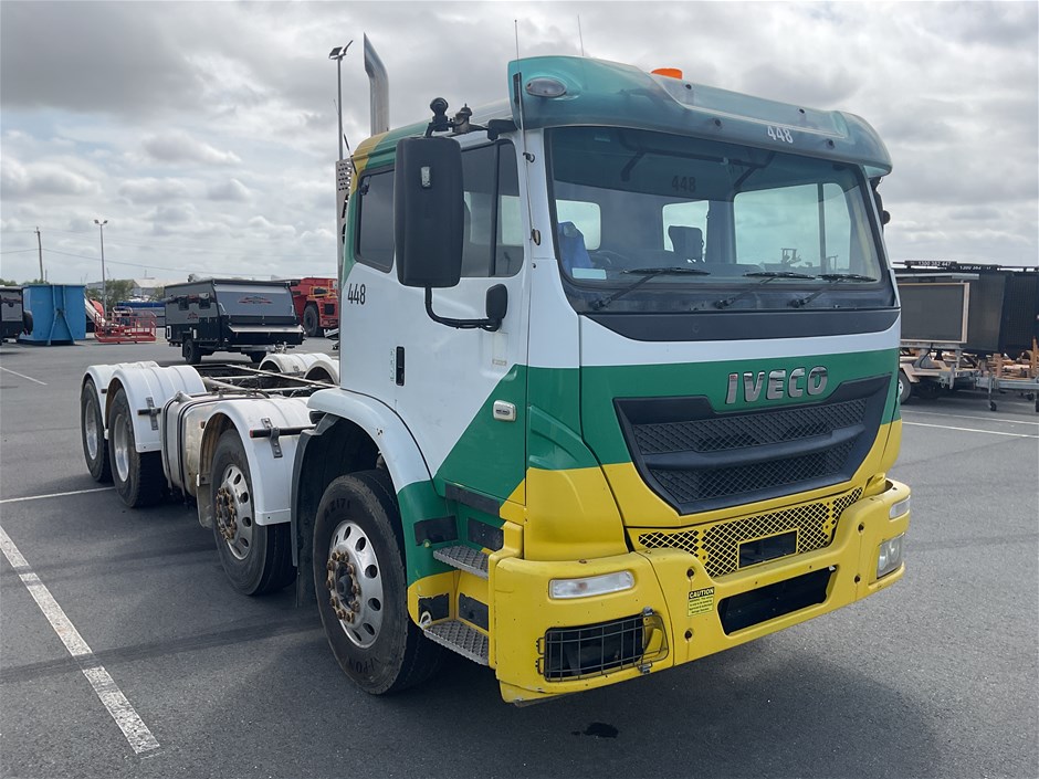 2017 Iveco Acco 8 x 4 Cab Chassis Truck