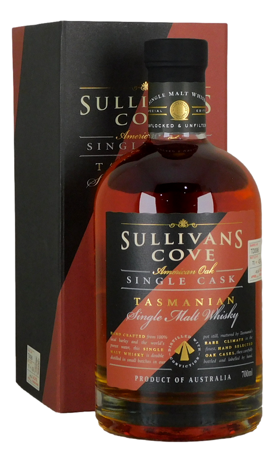 Sullivans Cove TD0086 15 Year Old Single Cask 2006 Whisky (1x 700mL), TAS