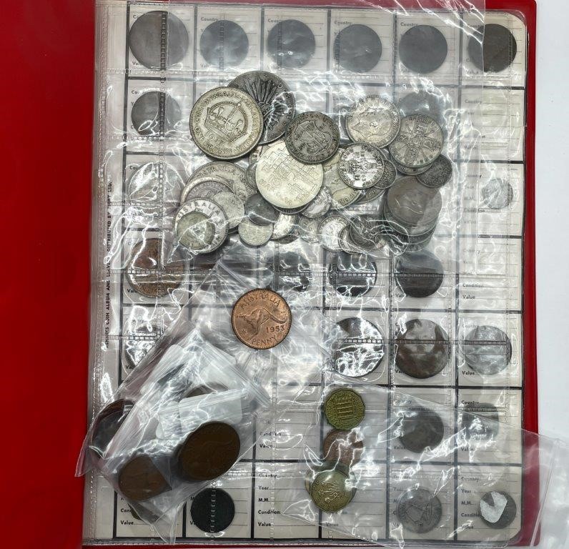 Approx. 207 x World Pre-decimal and Decimal Silver Coins, c.1840-1965