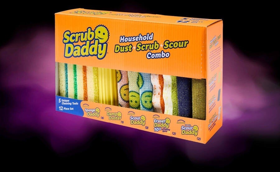 SCRUB DADDY 12pc Household Combo Set.