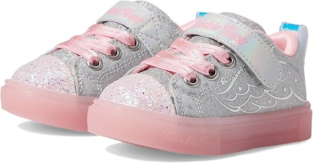 Skechers Girls Twinkle Toes: Twinkle Sparks Ice Sneaker, Heather Magic - Gr
