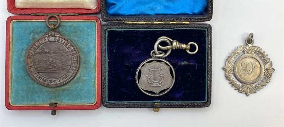 3 x Asstd AU Medals awarded to S. Francis incl. Swimming, c.1906-1907