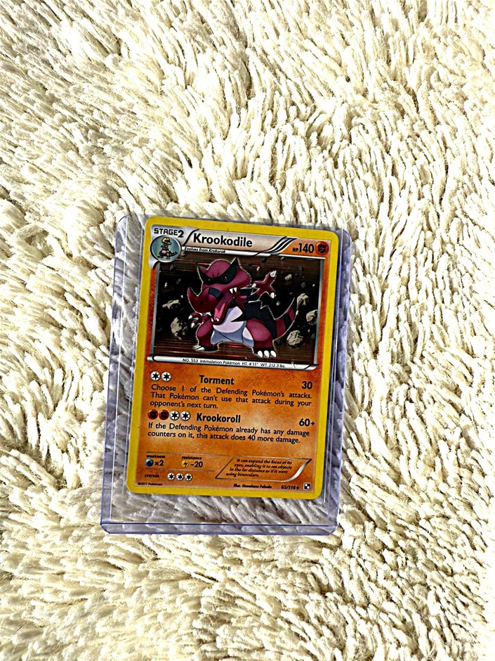 Krookodile #65/114 – English – Holo Rare
