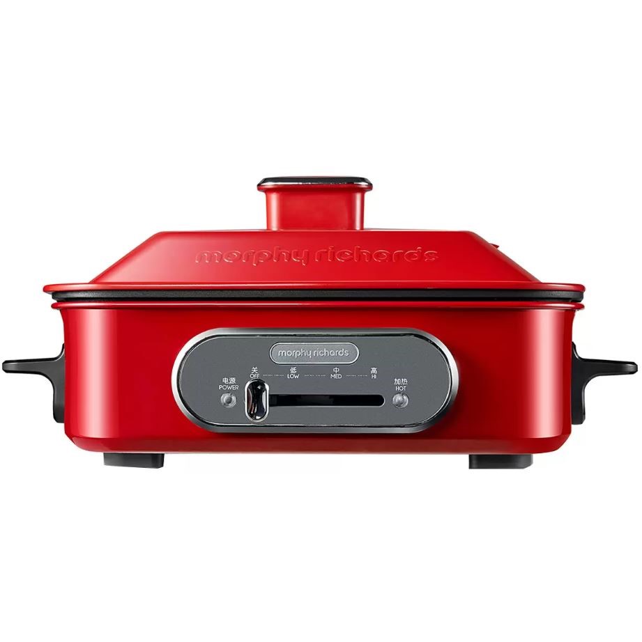 MORPHY RICHARDS Multifunction Pot, Red. NB: Used, no box