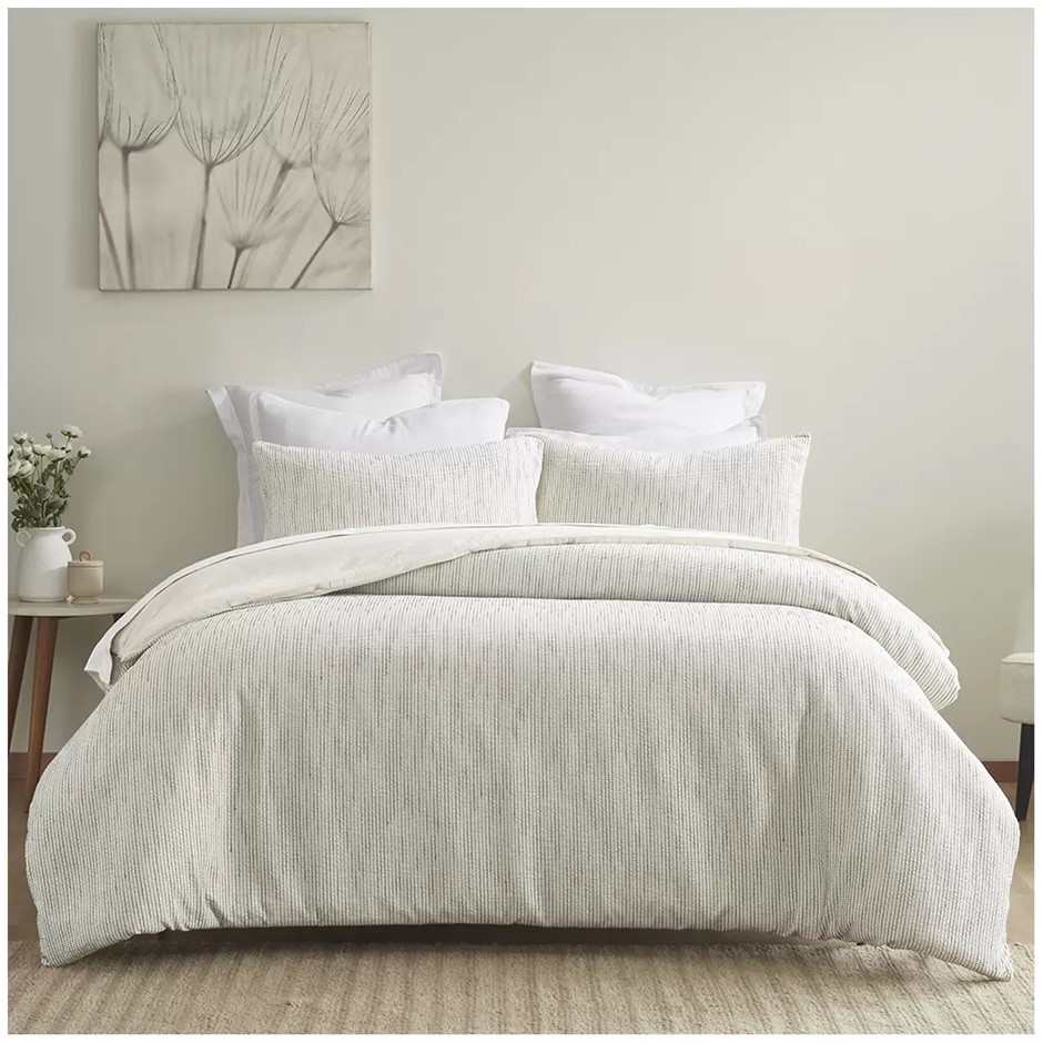 ISTORIA Home Manhattan 3 Piece Quilt Cover Set Queen Spencer