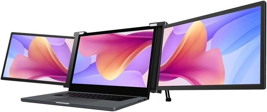 KOGAN XPRESSO 13.3" Full HD Pro Dual Screen Tri-Fold Portable Monitor for 1