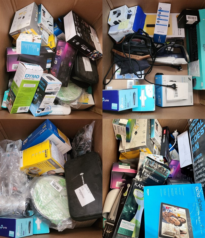 58 x Electronics: AMAZON Echoshow, JBL Charge 4 Speaker, PS5 Controller, SE