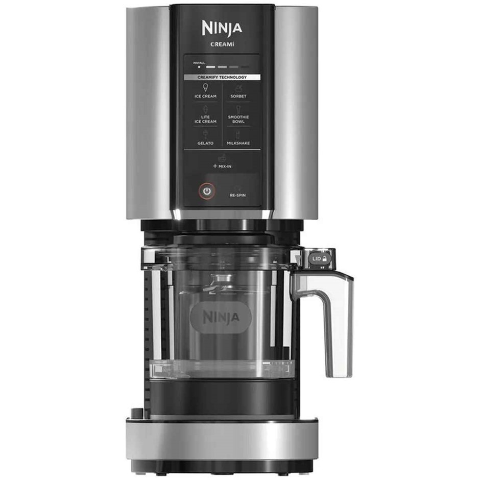 NINJA CREAMi Ice Cream Maker, Model NC300. NB: slightly damaged box