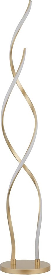 LEXI LIGHTING 1000 Lumens 20W Acropora LED Floor Lamp, Stylish Gold Alumini