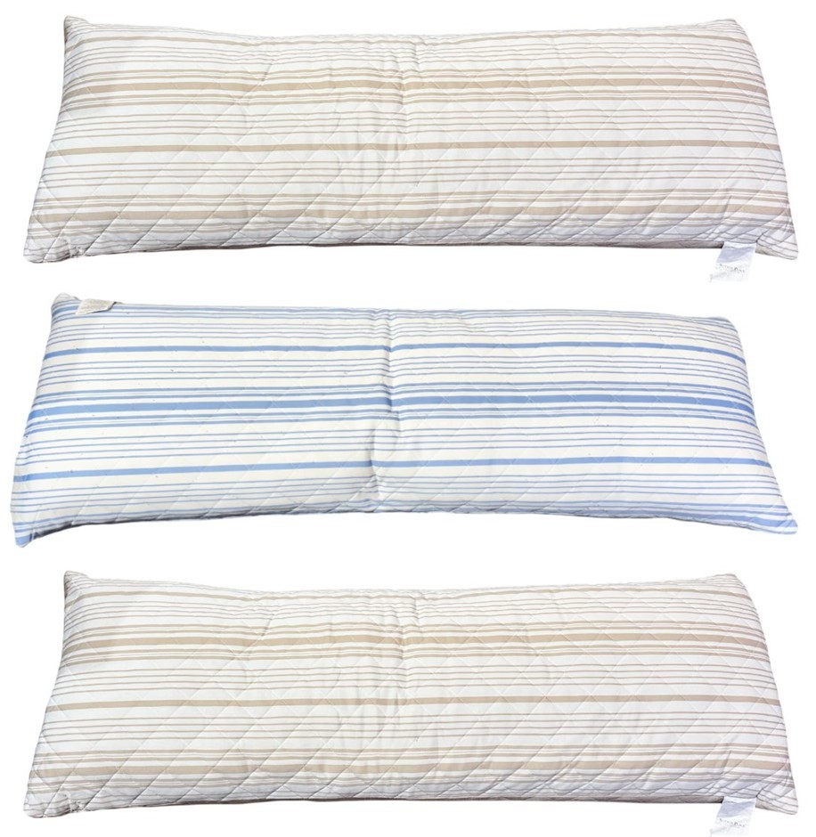 3 x Assorted SUTTON PLACE Body Pillow