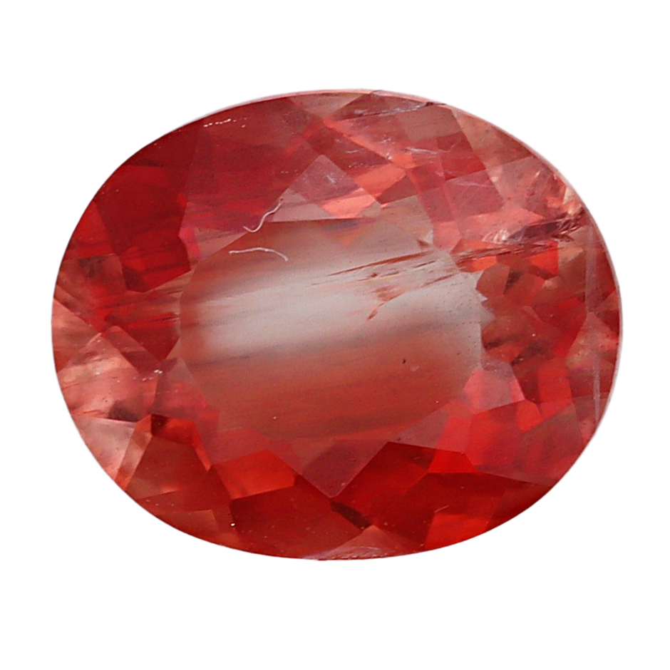 1.27 Carats Rare Reddish Orange Sunstone
