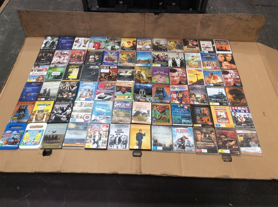 Mixed Different types of movie DVDs (Lot of 72)