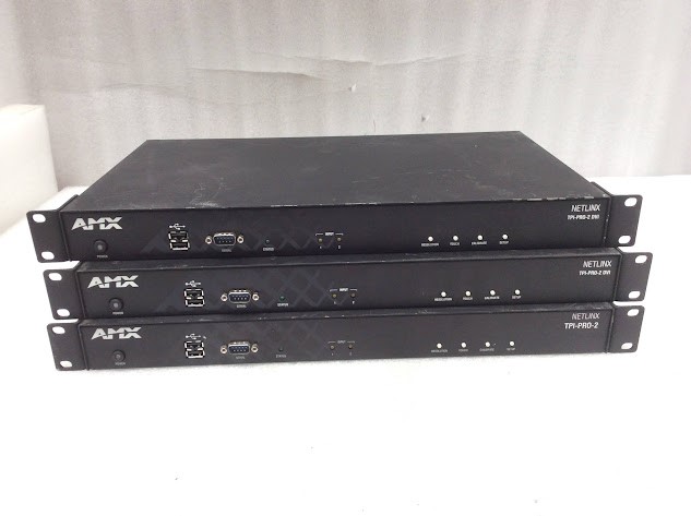 AMX NETLINX TPI-PRO-2 Total Touch Panel Presentation Interface (Lot of 3)