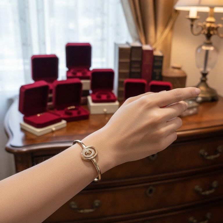 18KGoldFilled /Italy Stamped Bangle -58mm