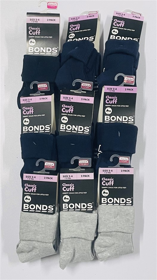 Bonds Assorted Children's Socks 18 Pairs In Total