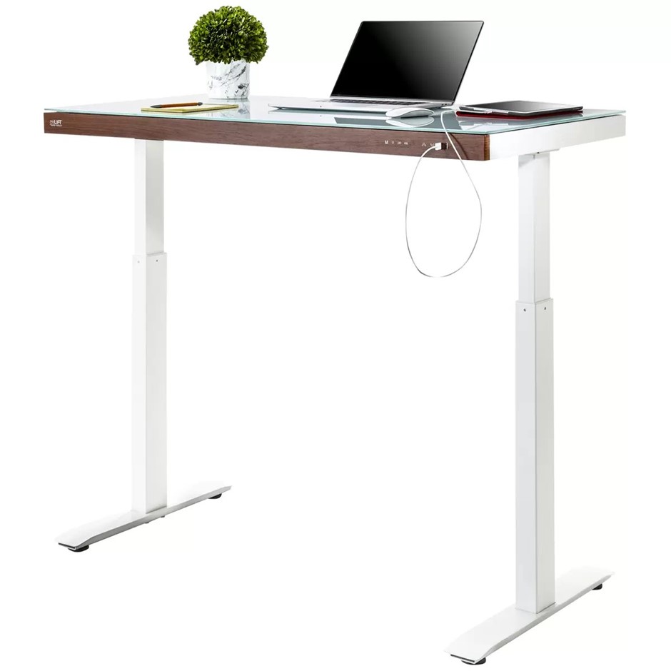 Seville Classics airLIFT Electric Height Adjustable Standing Desk. <b>Impor