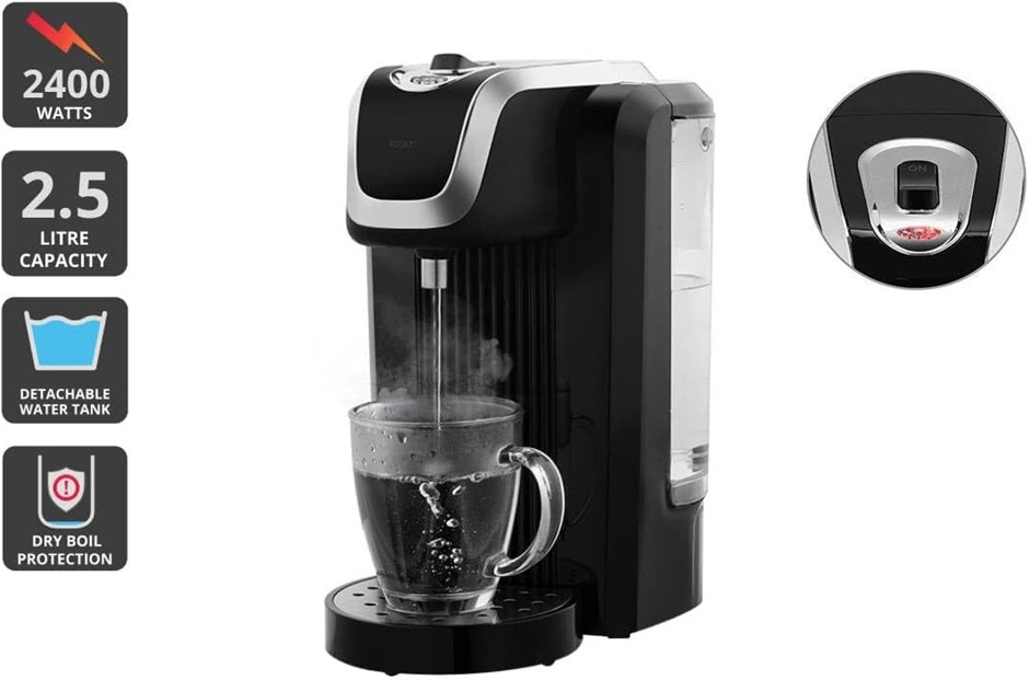 KOGAN 2.5L 2400W Hot Water Boiler Dispenser.