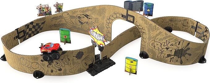 VTech Car-Board Racers Monster Truck & Track. Create Your Own Racetrack!
