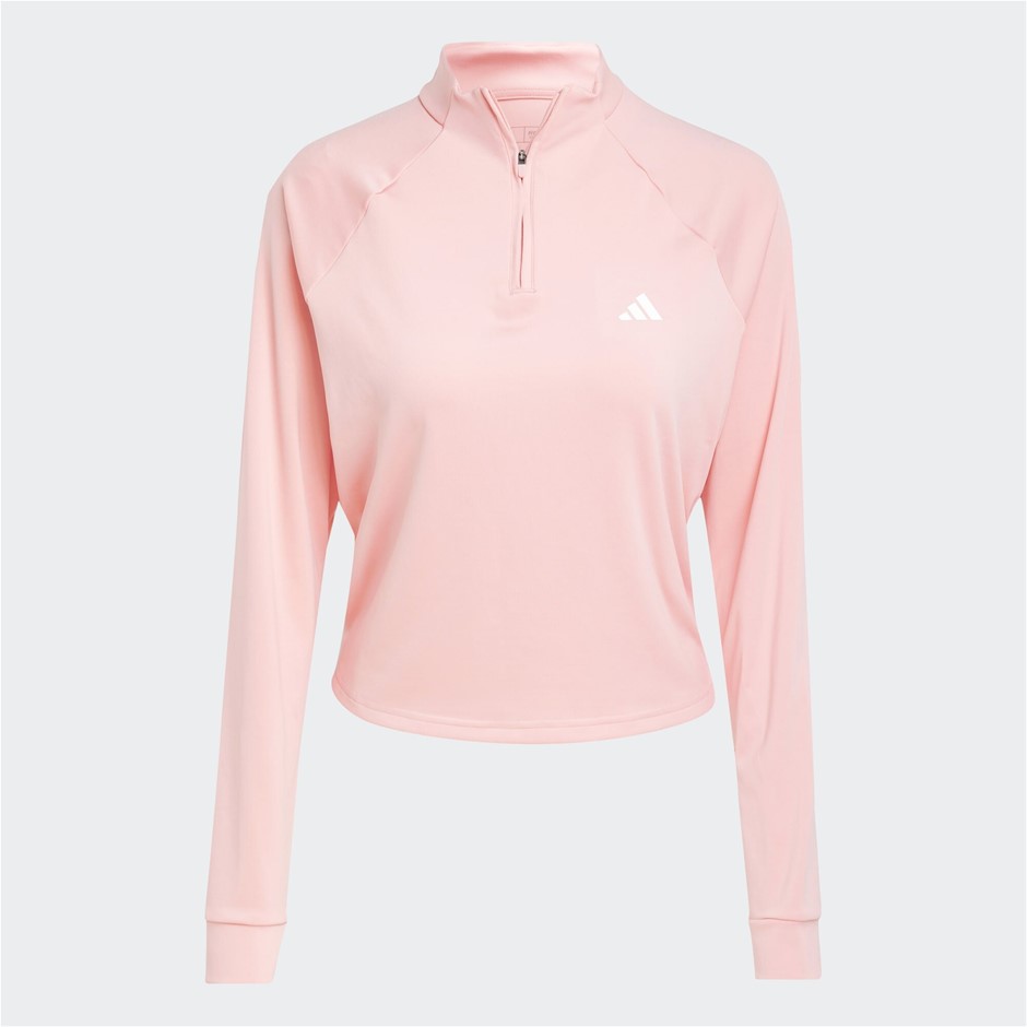 ADIDAS Women's TR-ES 1/4 Zip Top, Size AU M, Sepisp/Pink, IX1020. Buyers N