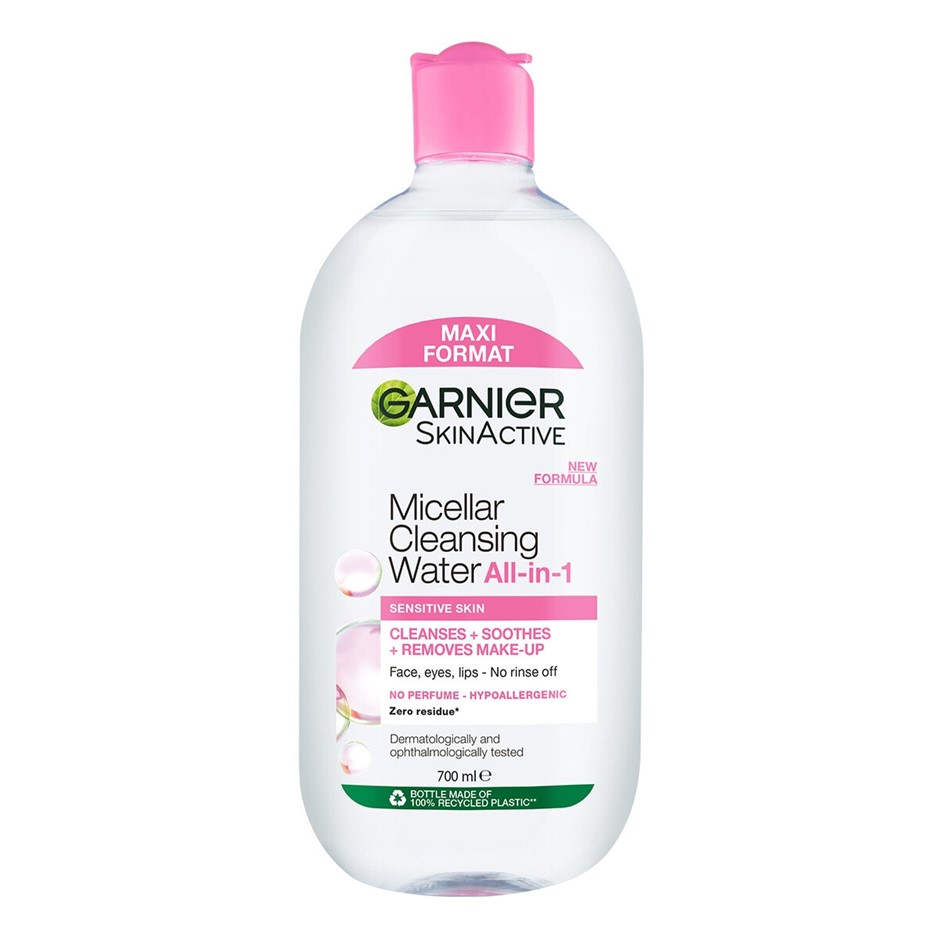 2 x GARNIER Micellar All-In-1 Cleansing Water, 700mL. Buyers Note - Discou