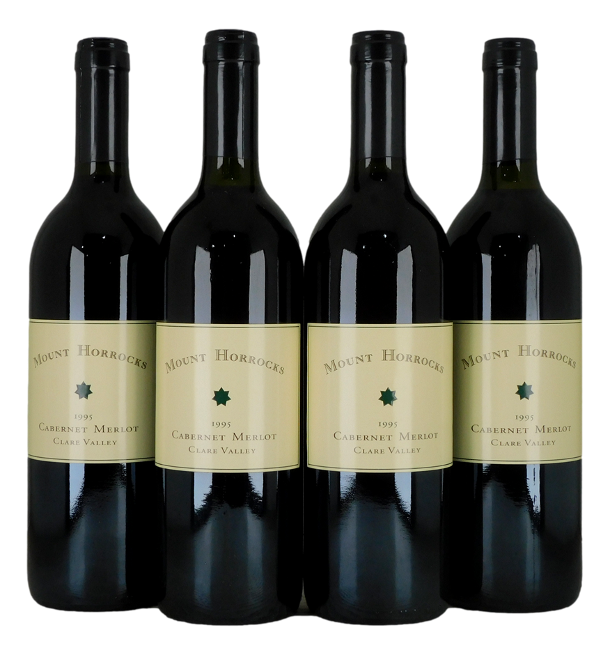 Mount Horrocks Cabernet Sauvignon Merlot 1995 (4x 750mL), Clare Valley