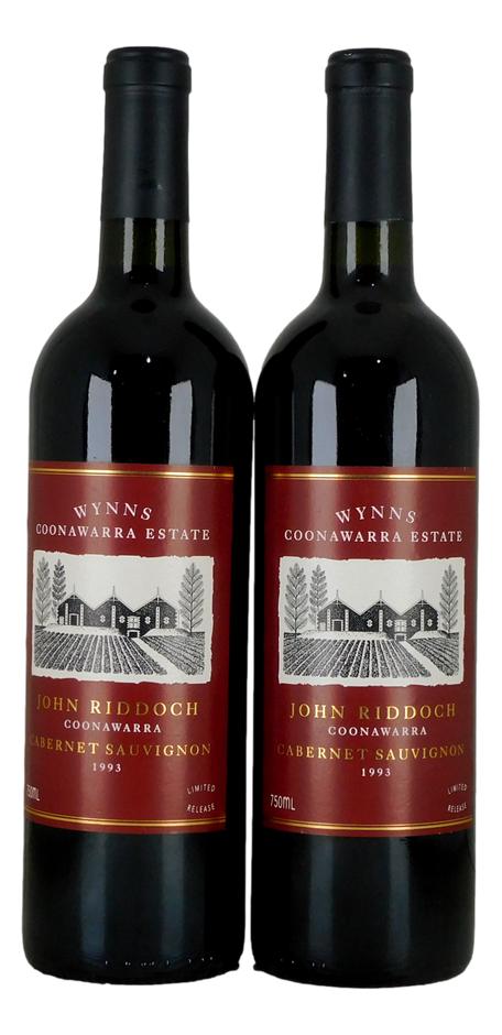 Wynns John Riddoch Cabernet Sauvignon 1993 (2x 750mL), Coonawarra