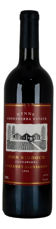 Wynns John Riddoch Cabernet Sauvignon 1994 (1x 750mL), Coonawarra.