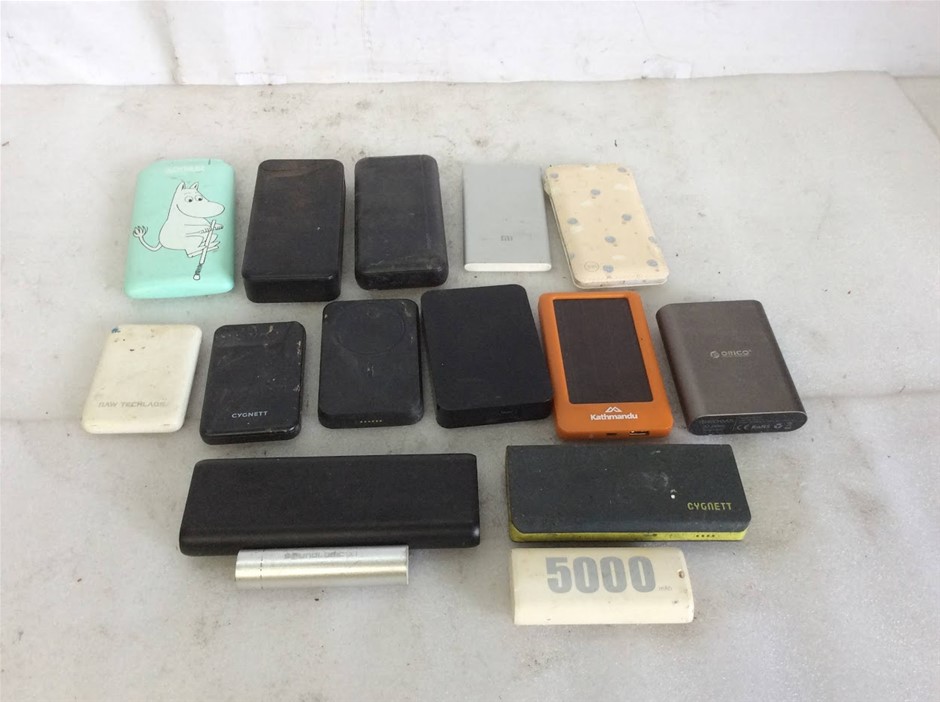 Mix Brand Mix Model Power Bank (Lot of 15)