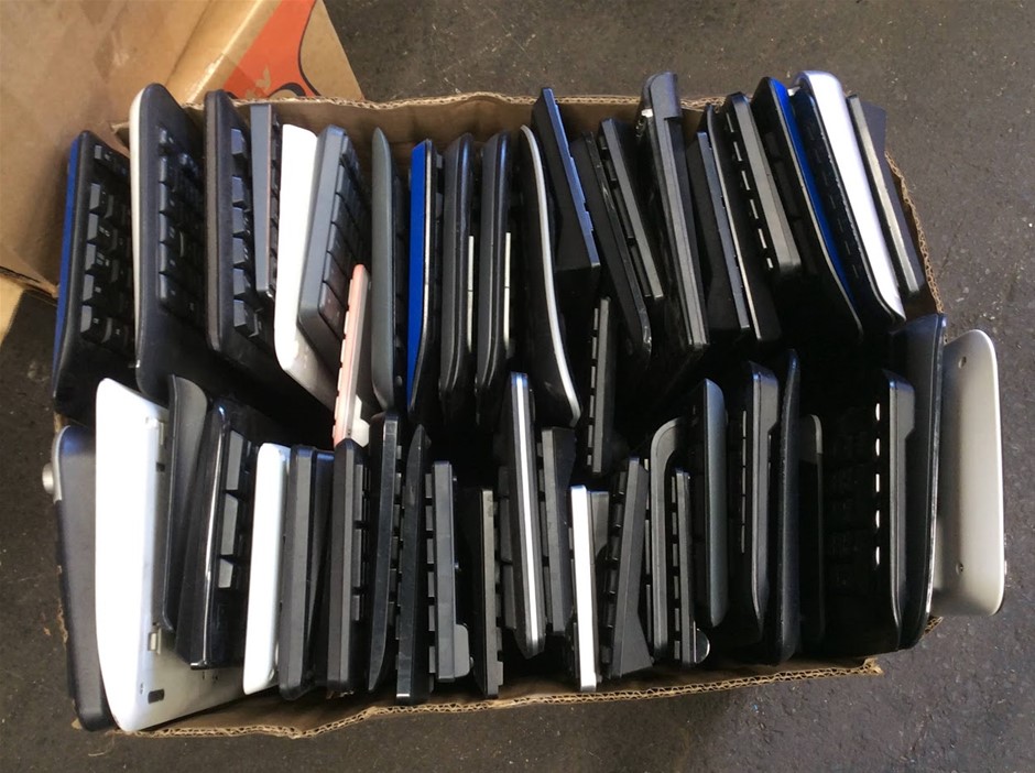 Logitech / Microsoft / DELL / HP Wireless Keyboards (Lot of 50)