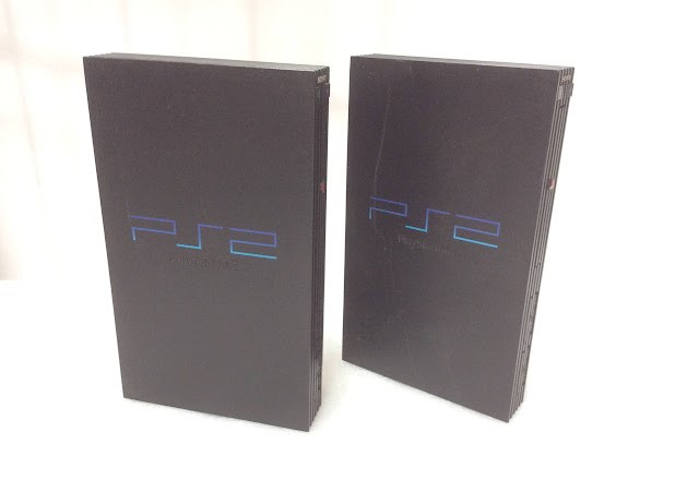 Sony PlayStation 2 SCPH-30002/SCPH-30002 R Console Black (Lot of 2)