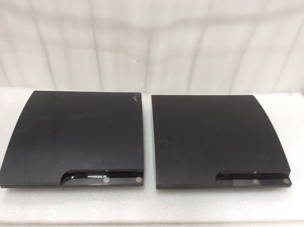 Sony PlayStation 3 CECH-2102A&CECH-2002A Console Black (Lot of 2)