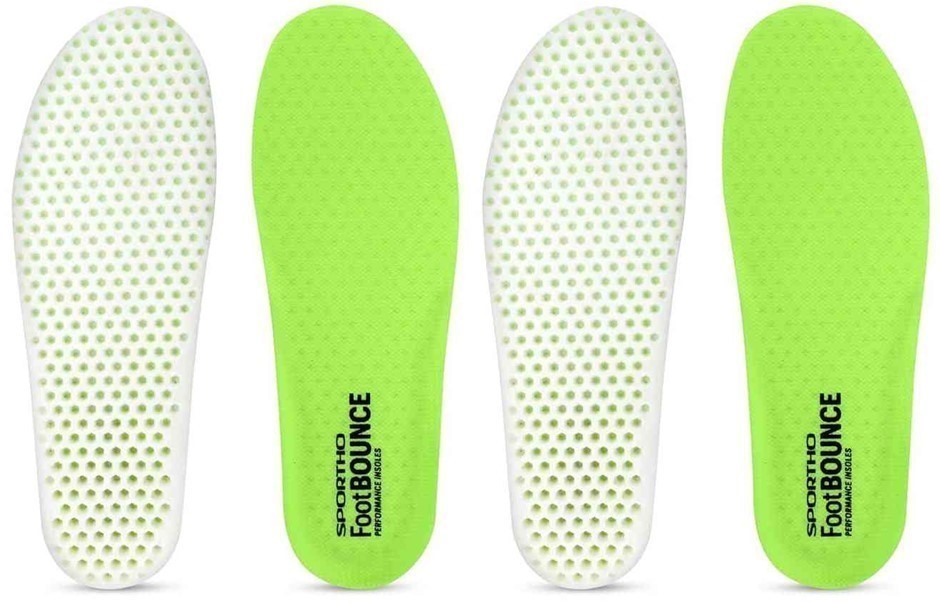 2 x NIVIA Foot Bounce Superior Insole Shoes, Size US 7, Super Soft Absorpti