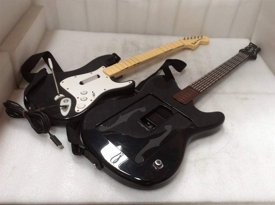 Harmonix Rock Band Wireless Guitar Controller + ION Premium Guitar Controll