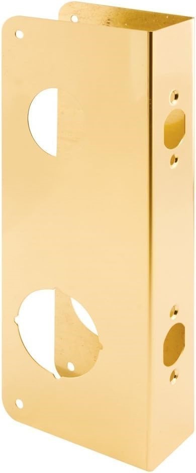 2 x PRIME-LINE U 9931 Non-Recessed Door Reinforcers with 2-3/4-Inch Backset