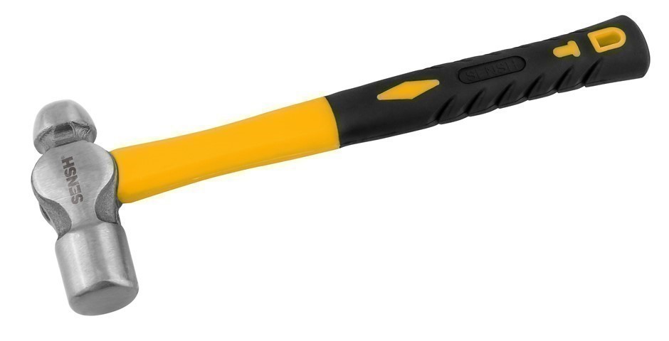 2 x SENSH 2LB Ball Pein Hammers with Fibreglass Handle.