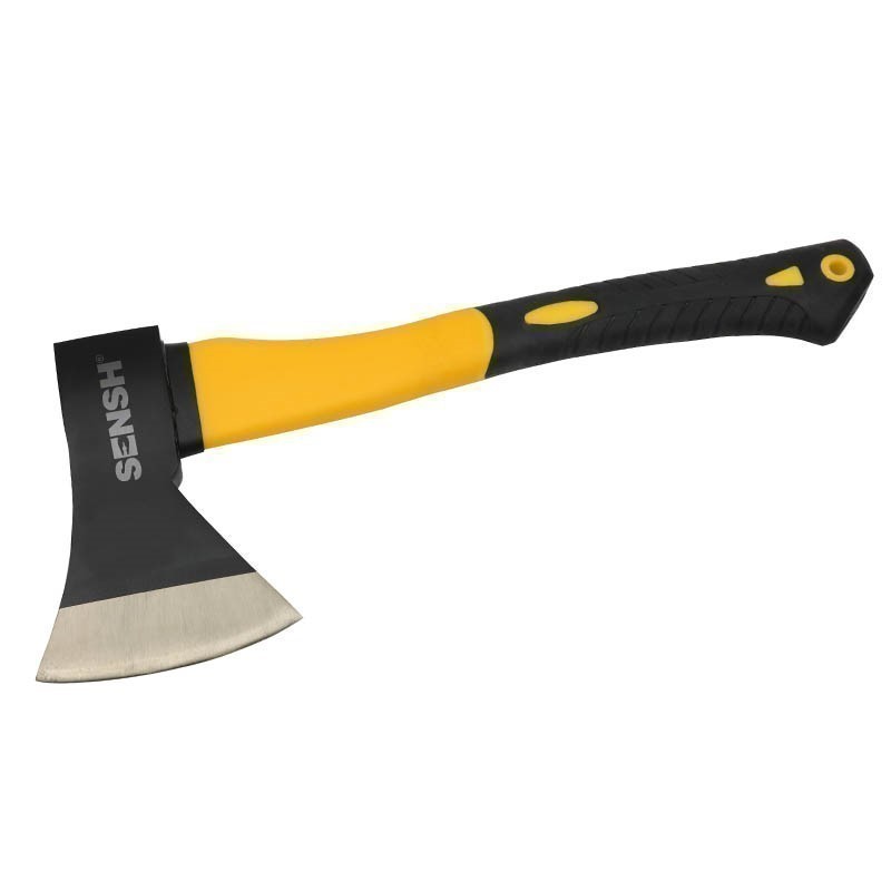 SENSH 600g Axe with Fibreglass Rubber Grip Handle. 
