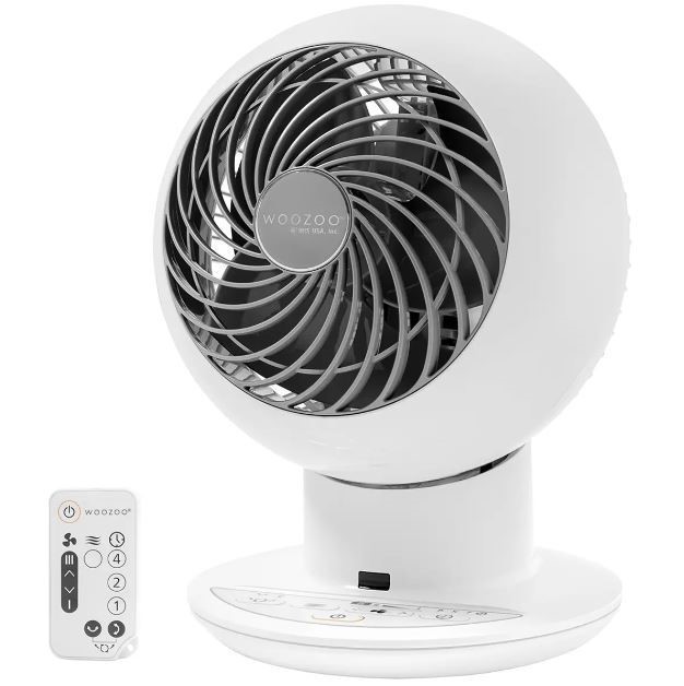 WOOZOO Air Circulator With Remote Control, 32.5sqm Coverage, Model PCF-SC15