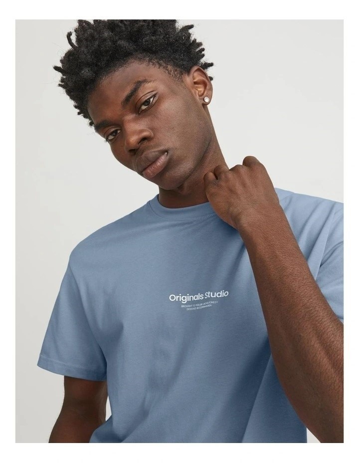 JACK & JONES Crew Neck Tee, Size L, Colour: Mountain Spring. NB: New With T